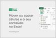 Copiar, mover ou apagar conteúdo de células no Numbers do Ma